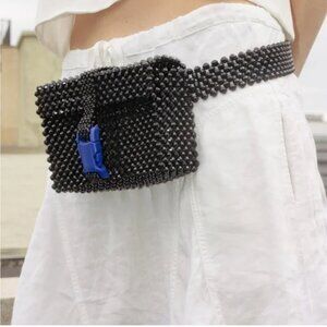Susan Alexandra Beaded Go waist bag